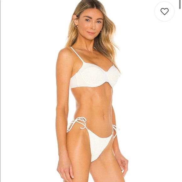 NWT L*Space Cream Bikini: Marley Bikini Top and Aubree Bitsy Bottoms Small $209 - Picture 4 of 16